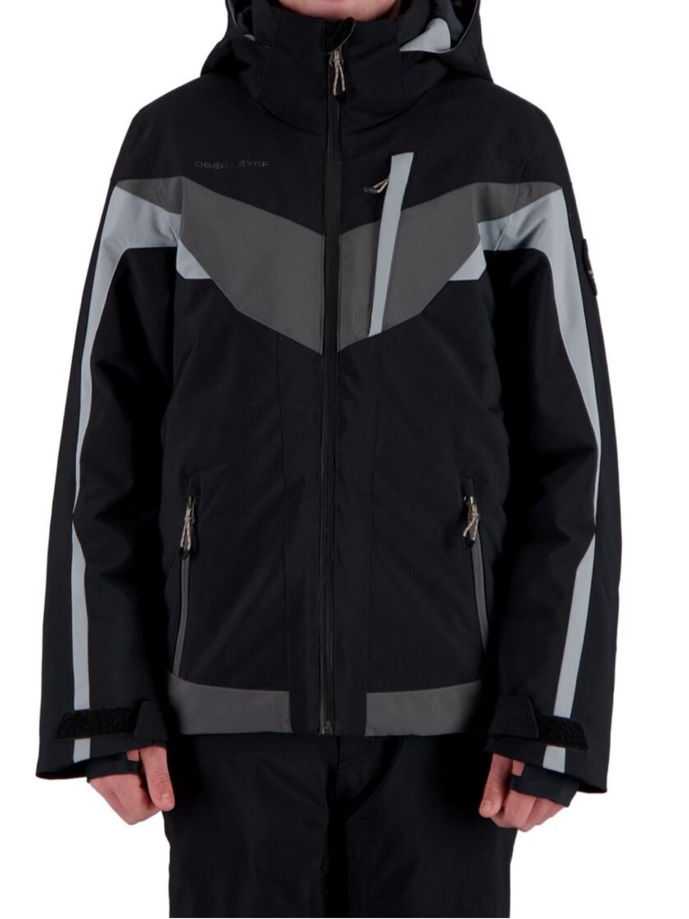 Obermeyer Aspen Colorado Teen S (8)
Black Gray Ski Jacket Unisex